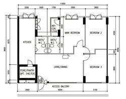 Blk 302A Anchorvale Court (Sengkang), HDB 4 Rooms #607450091